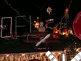 Snoppy flying in over the Merry-go-round